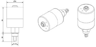 西門機電SEMEMRFS（Ex）型本安防爆熱式流量開關 外形尺寸RFS-D-010ExV型